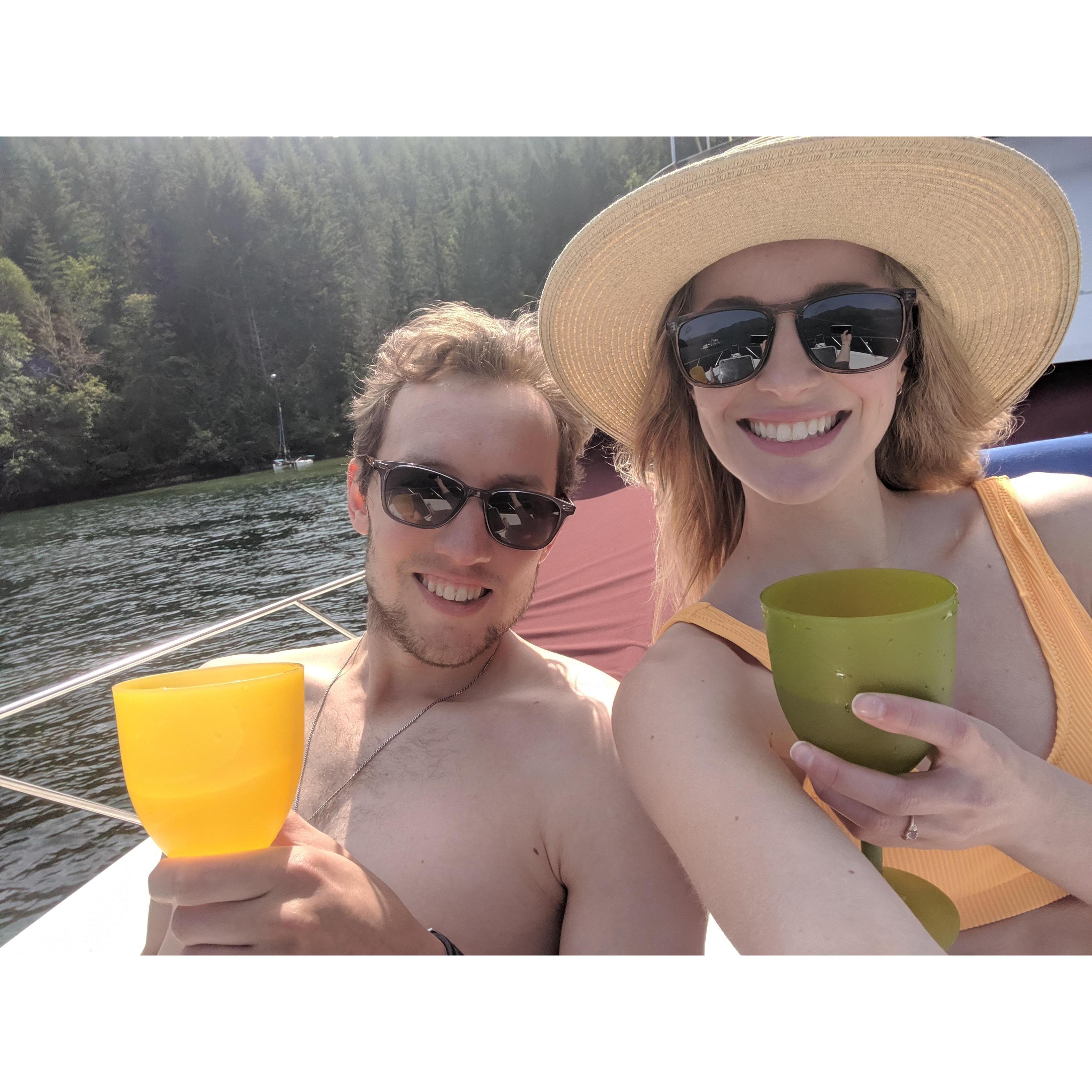 Boat life, Sunshine Coast, B.C, 2019