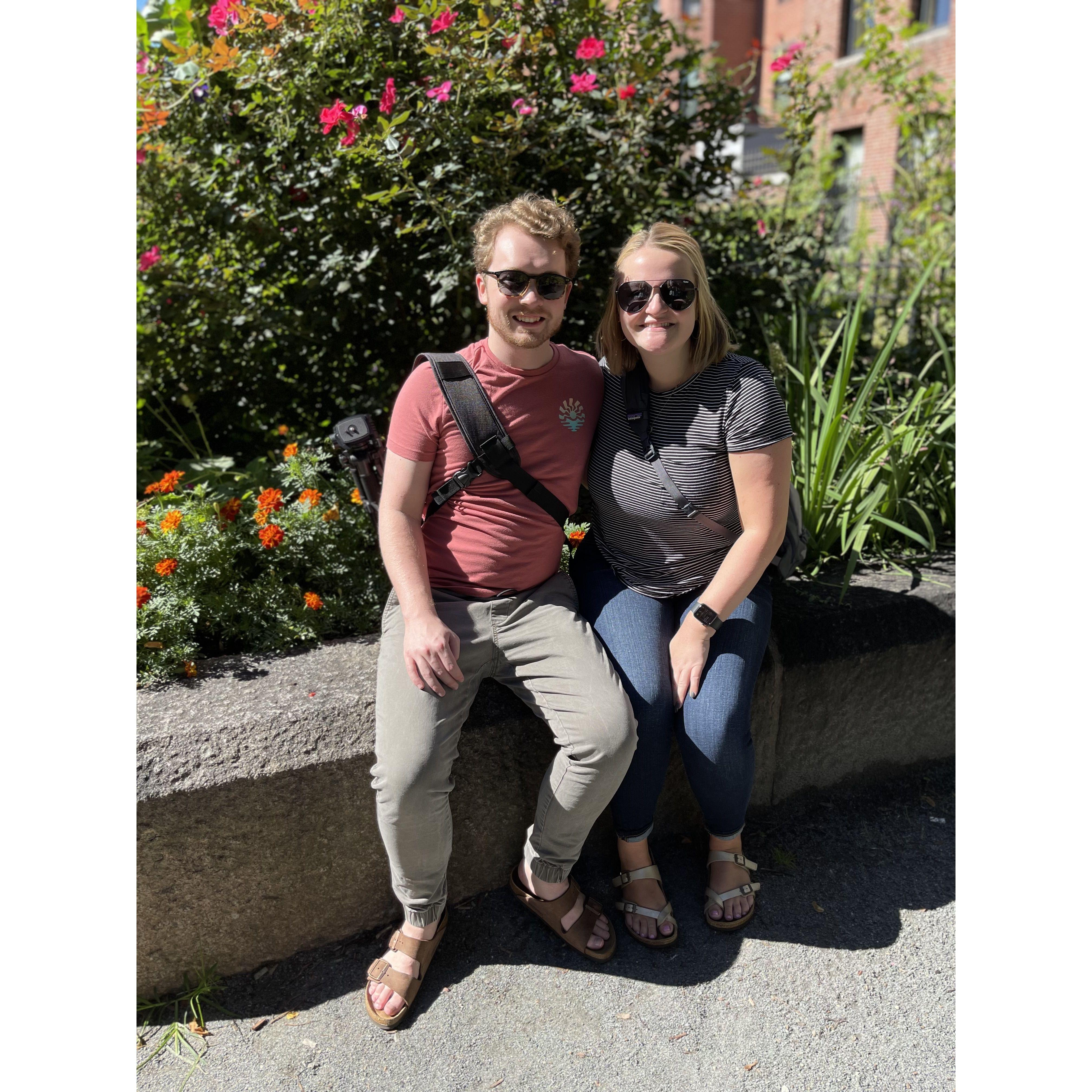 First day walking around Boston