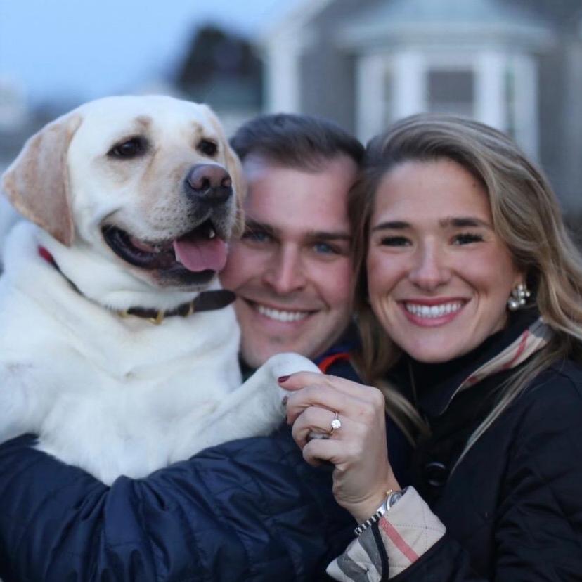 Our engagement photos with Sailor courtesy of groomsmen Carter, and Maid of Honor Kirsten