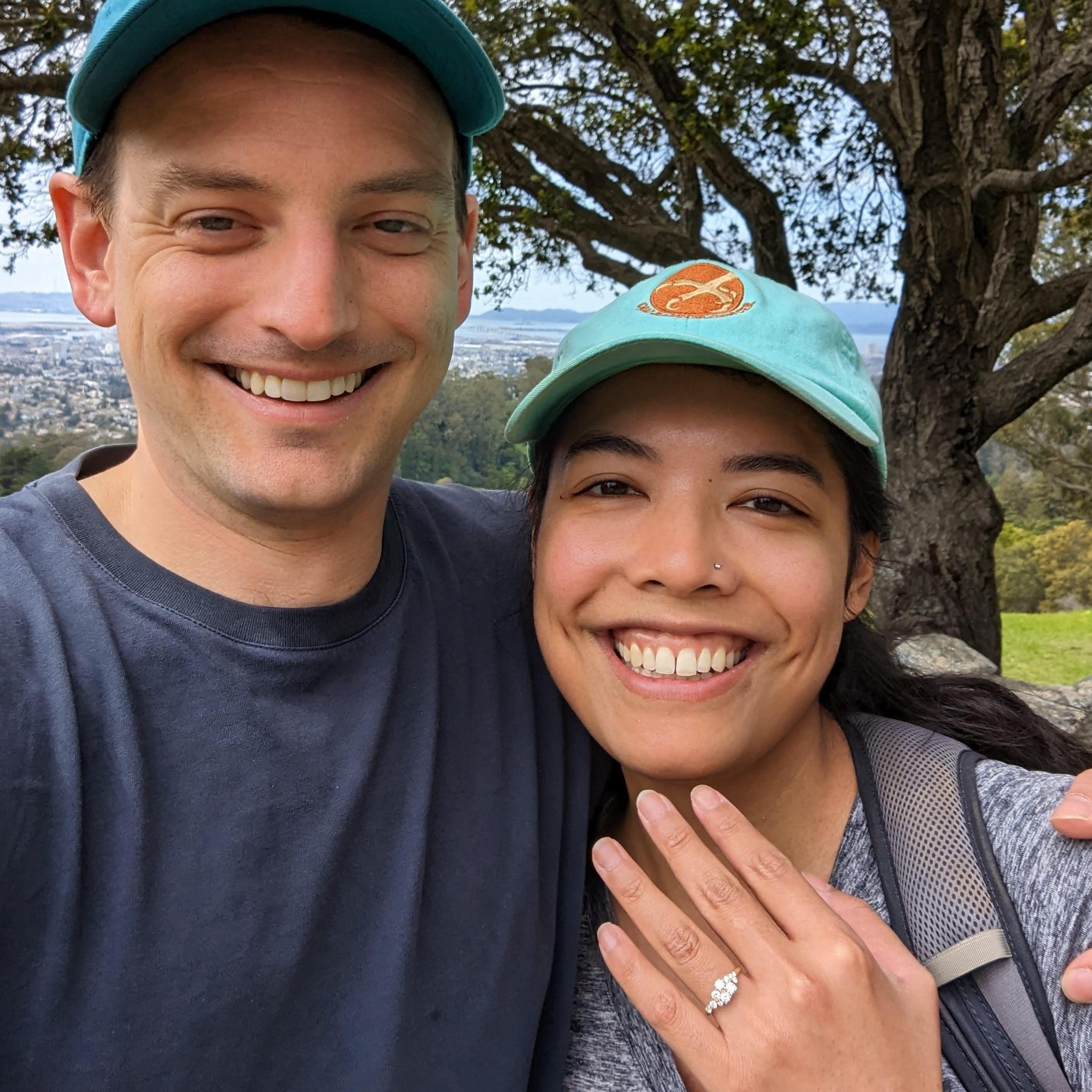 Engaged April 8, 2023 at Joaquin Miller in Oakland