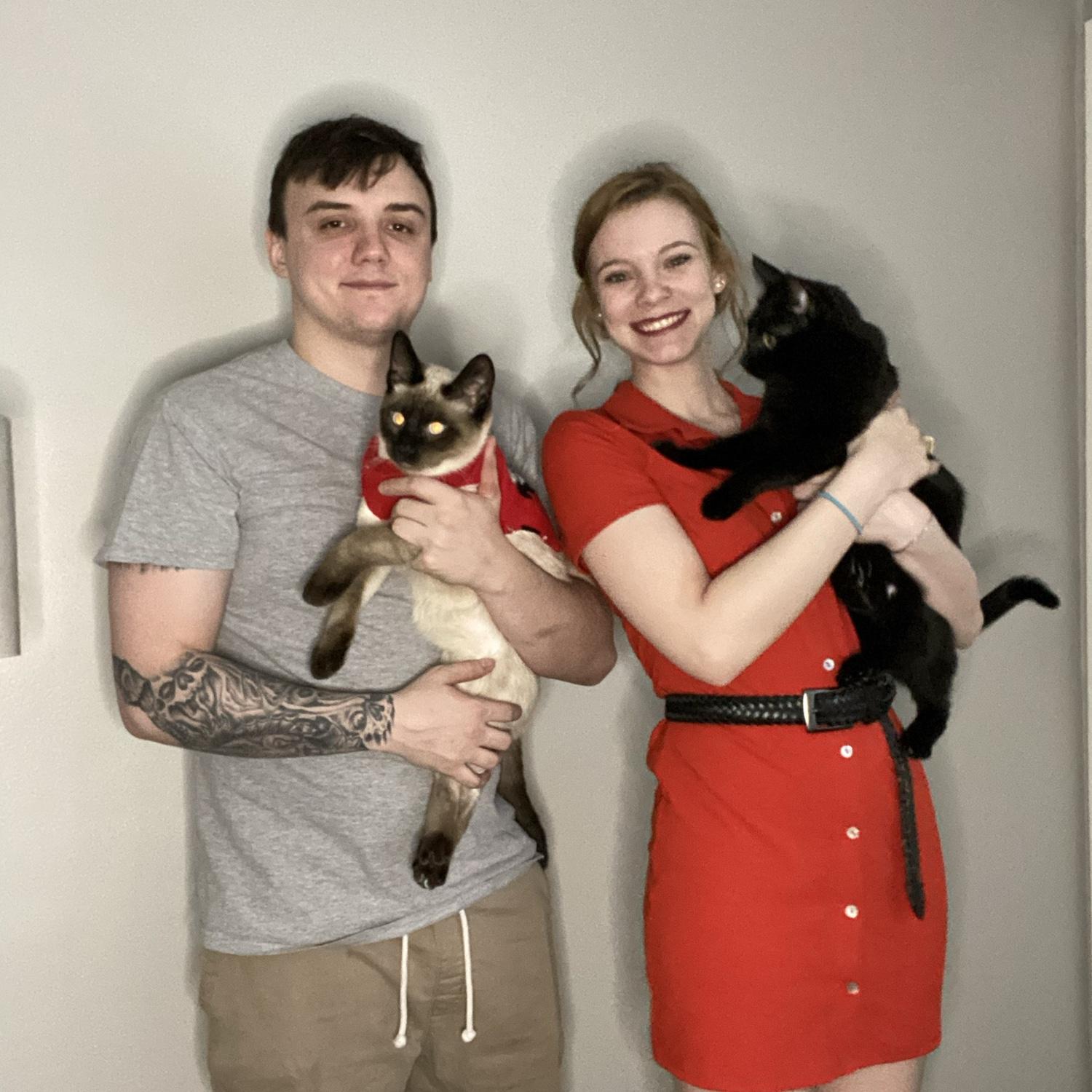 Our second anniversary and Christmas picture.
December 2020