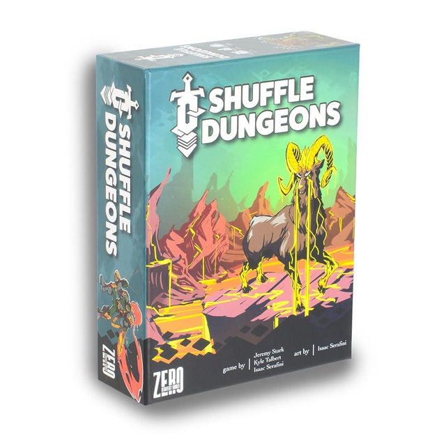 Zero Strategy Games Shuffle Dungeons Board Game – Solo and Co-op Dungeon Crawler for 1–4 Players