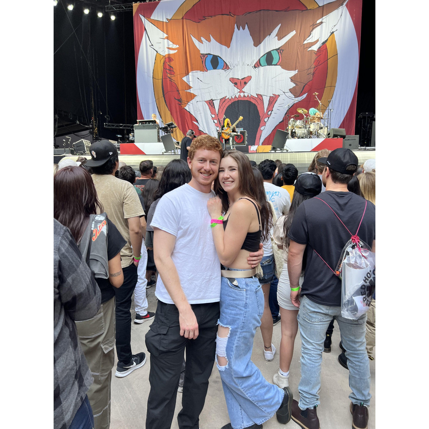 red hot chili peppers concert!!