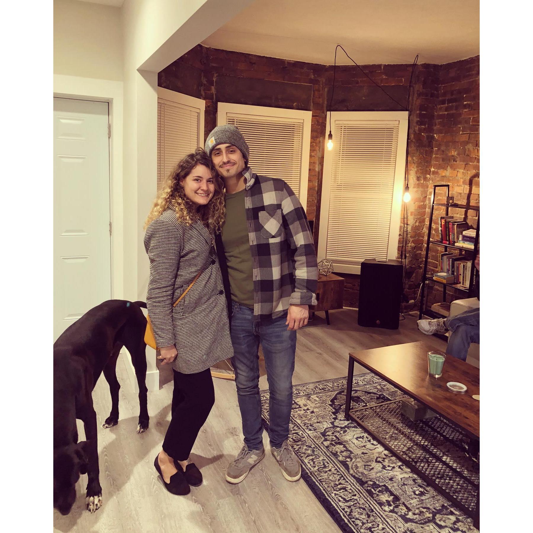 Our first apartment in the LAND.