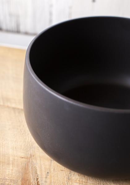 Matte Black Serving Bowl