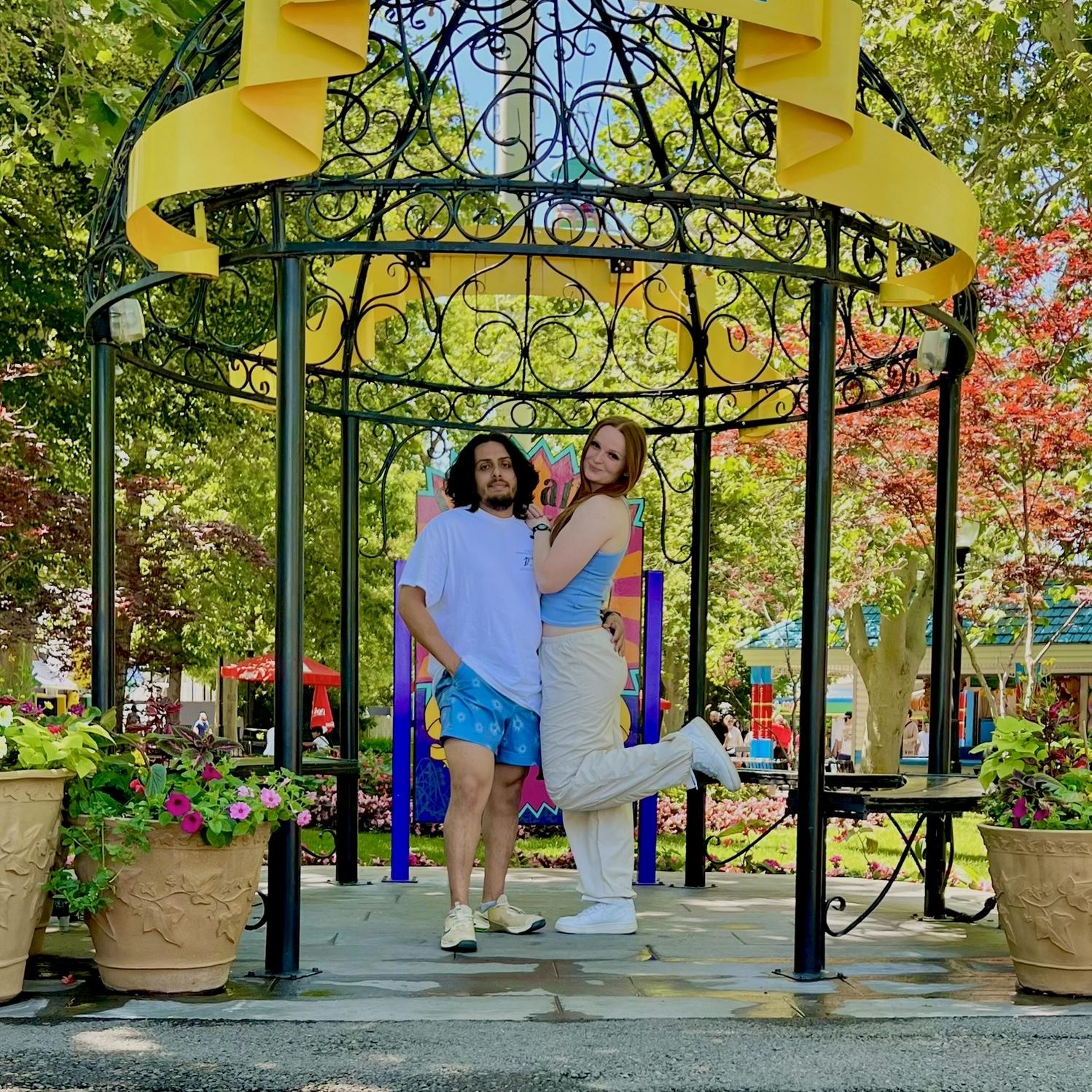 Our first theme park experience together.