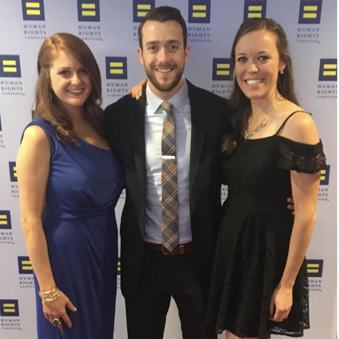 HRC Dinner Gala with my favorite two ladies