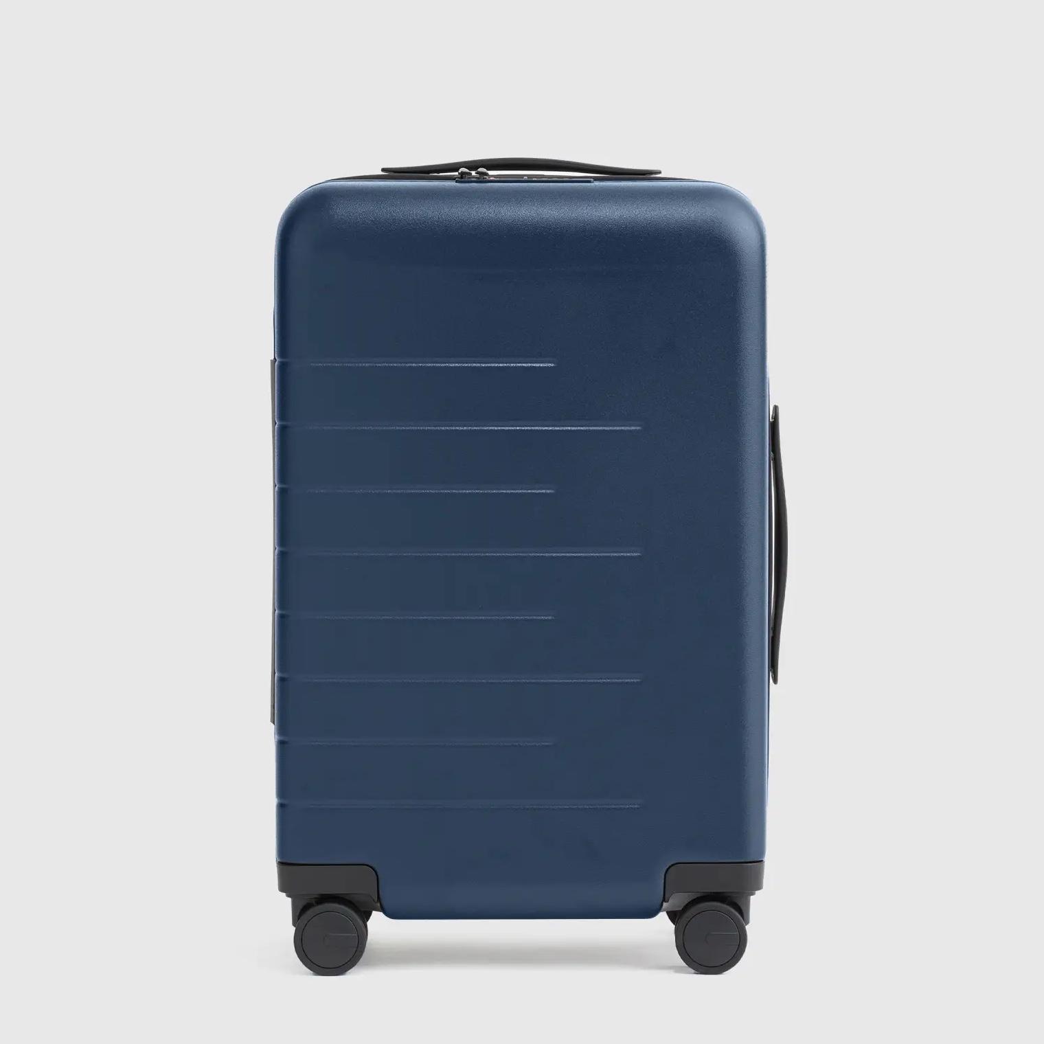 Expandable Small Carry-On Suitcase, Navy