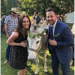 Celebrating our friend's Graham and Whitney's wedding with a Beer Burro!