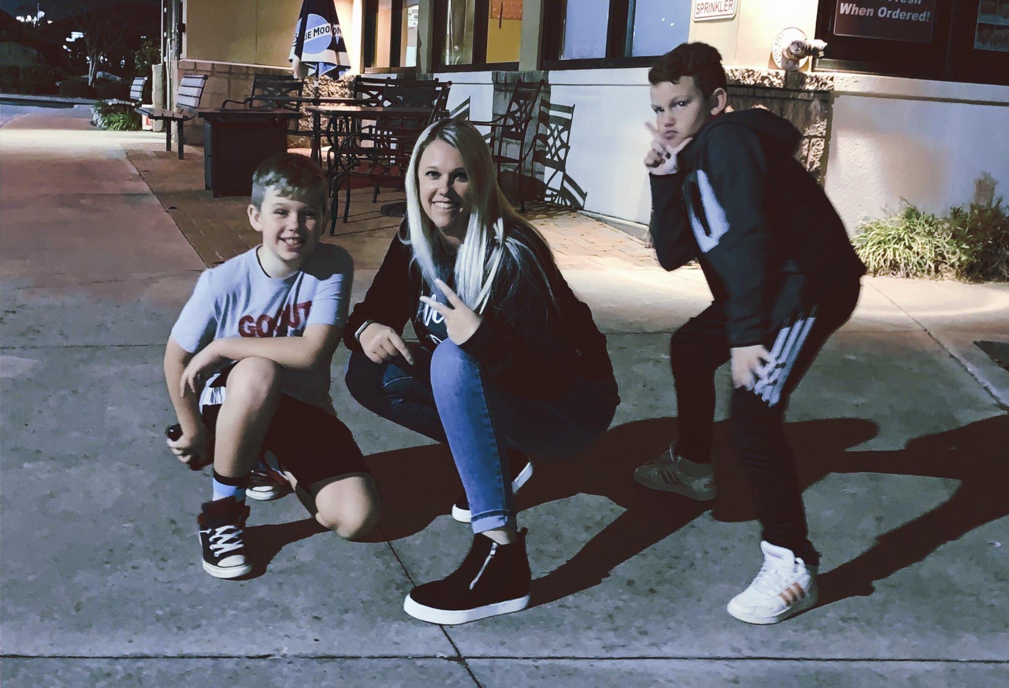 Steph and her baby boys!!