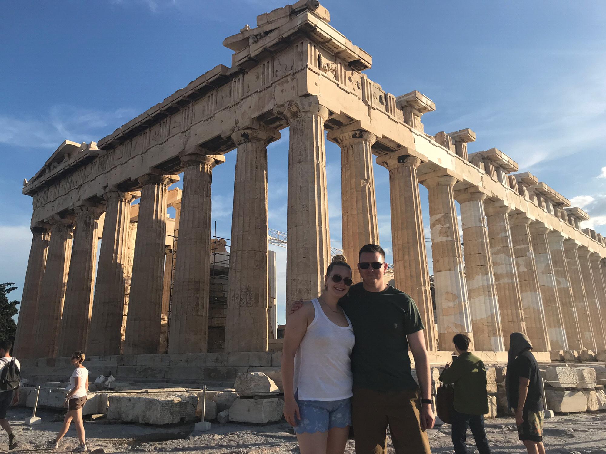 We took another big trip- that summer we went to Greece!  First stop: Athens
