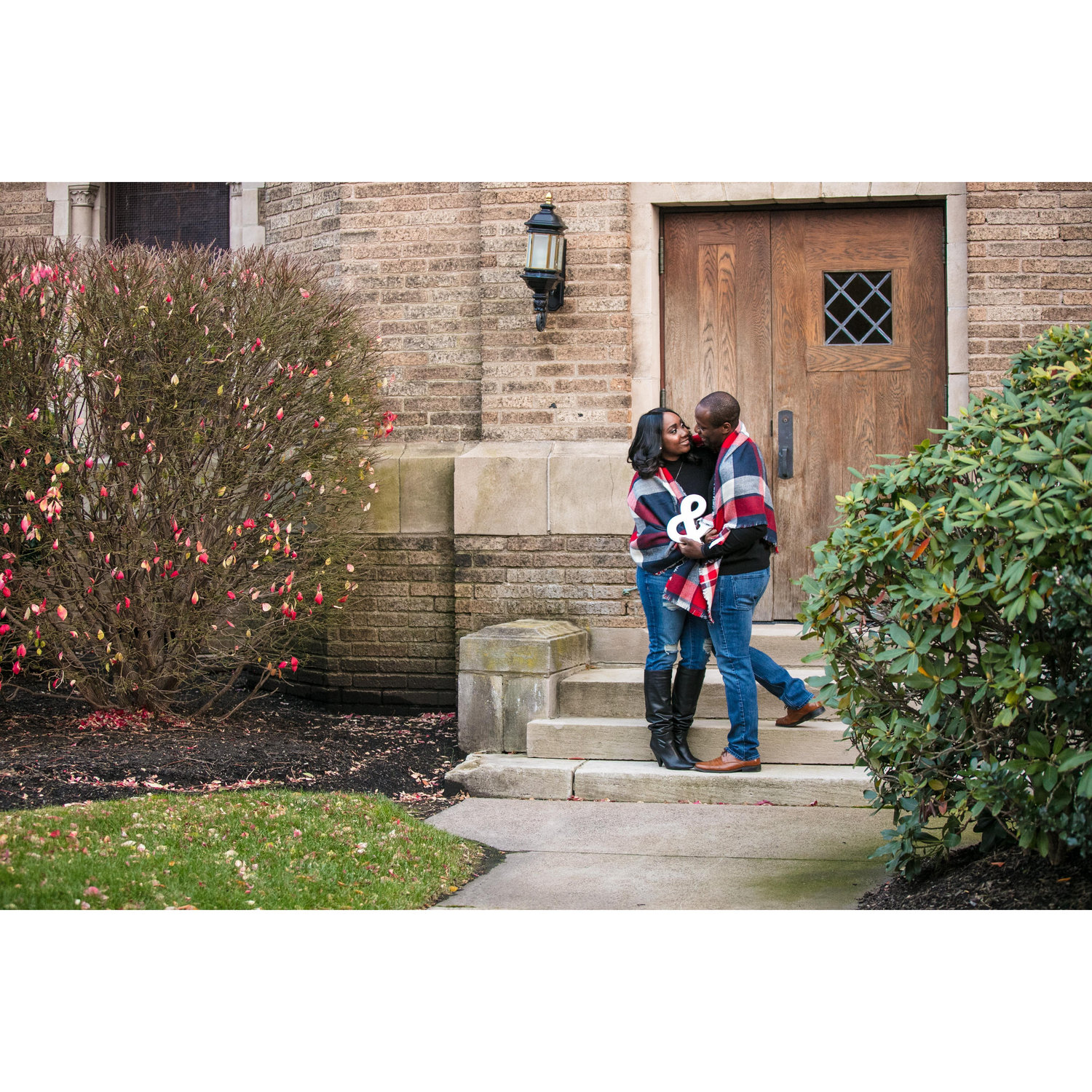 Engagement photos at Christ Church