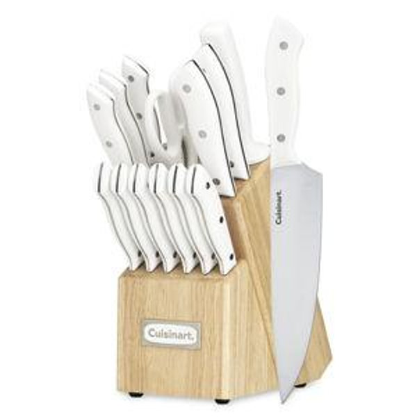 Cuisinart Classic Triple Rivet Stainless Steel 15 Piece Knife Block Set