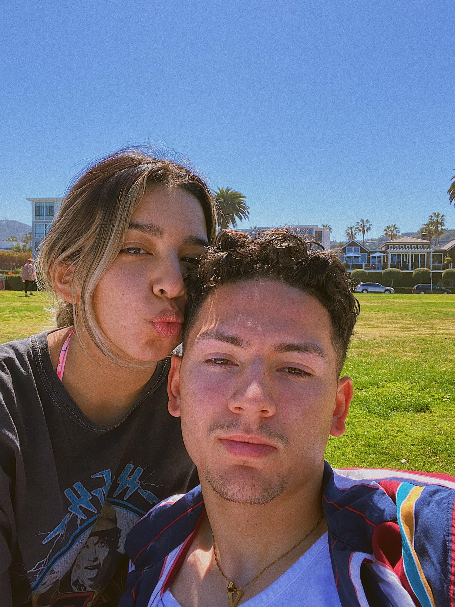 Our last beach date right before Israel’s 6 month overseas deployment 🌊☀️