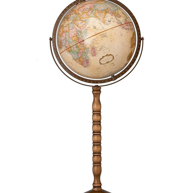 Replogle Treasury 12" Floor and Desktop Geographic Convertible Globe (Antique)