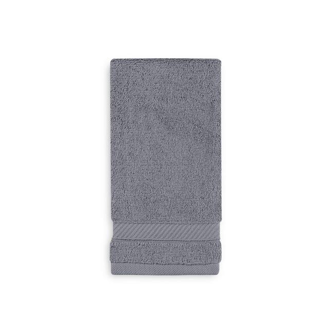 Wamsutta® Hygro® Duet Fingertip Towel in Pewter