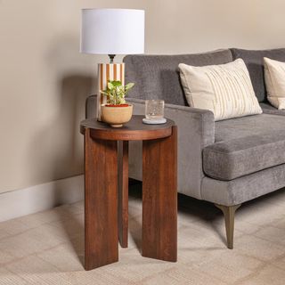 Atlas Mango Wood Side Table