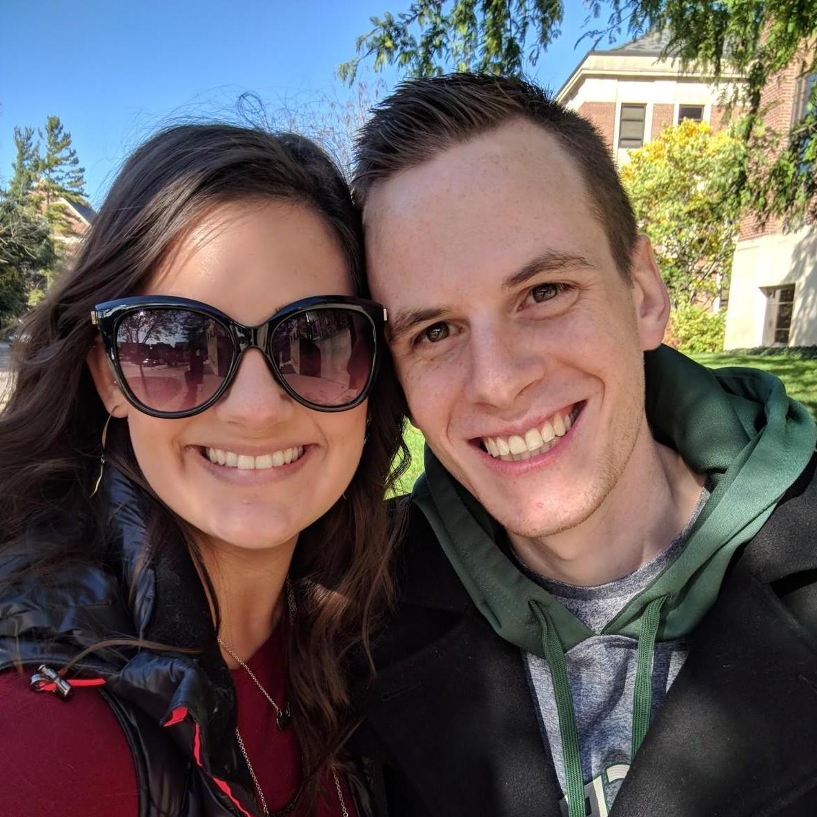 Exploring U of M for Tim's birthday!