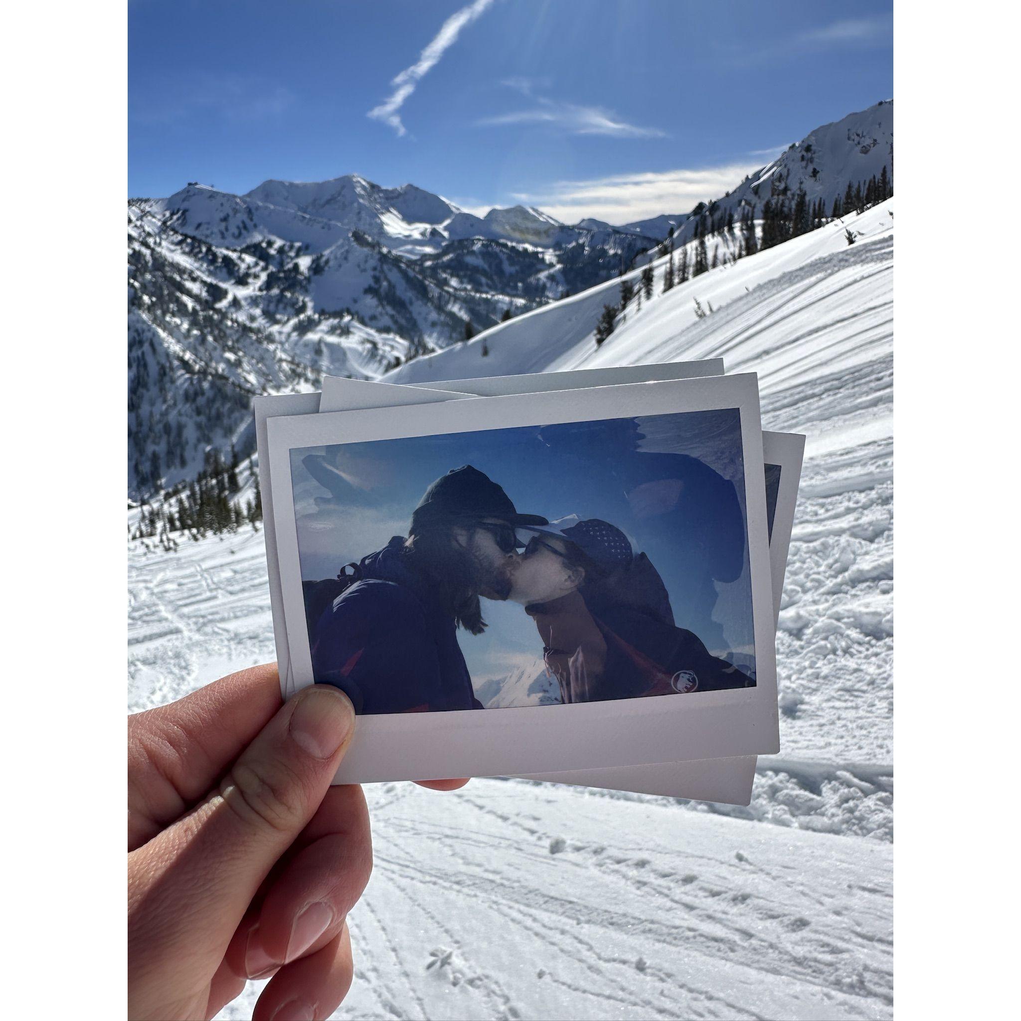 Summit kiss!