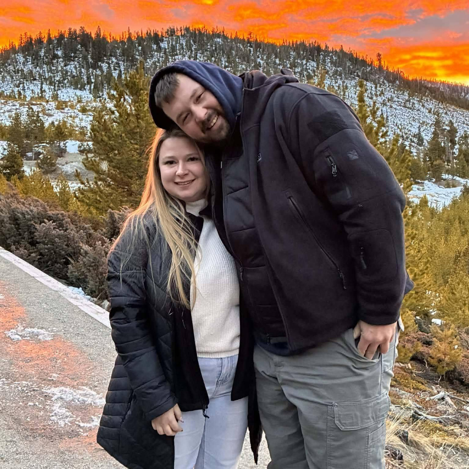 This photo was taken by Christina right after I said "I DO"
