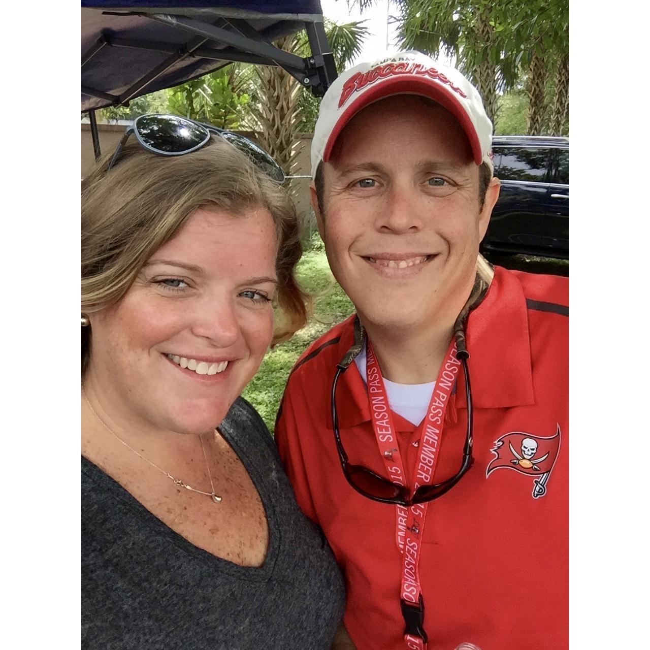 One of many Bucs Games that we attended.