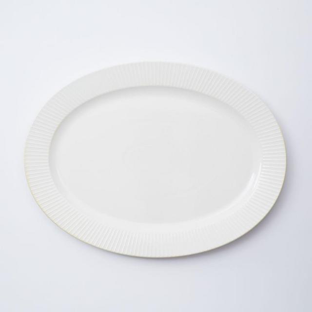 Textured Platter, Large, Lines