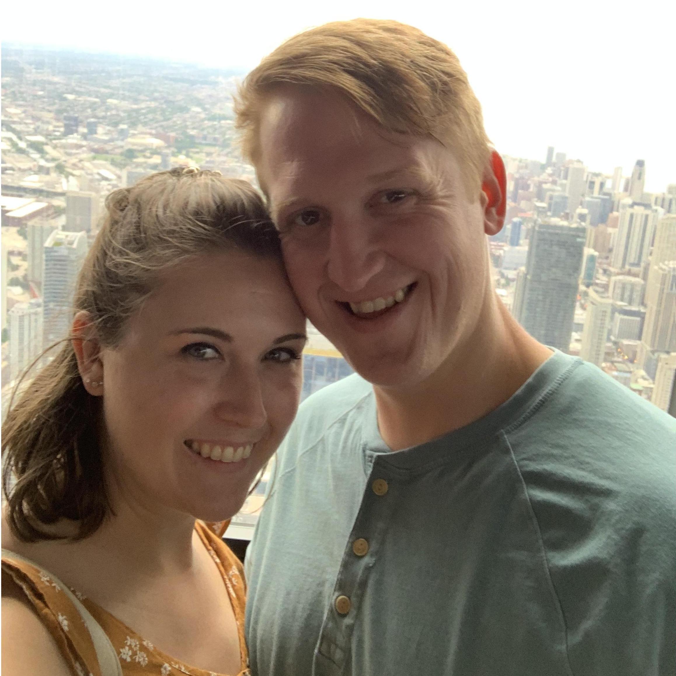 Our first time visiting Chicago for a friends wedding!