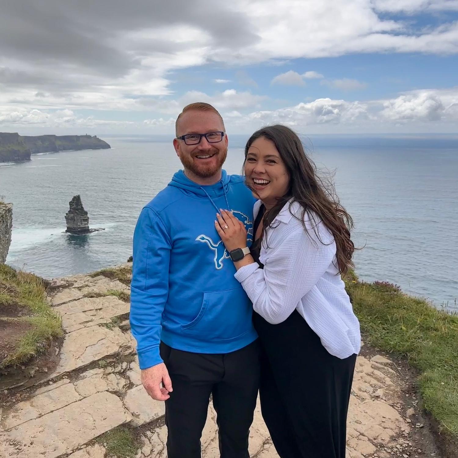 …to getting engaged in July 2024!