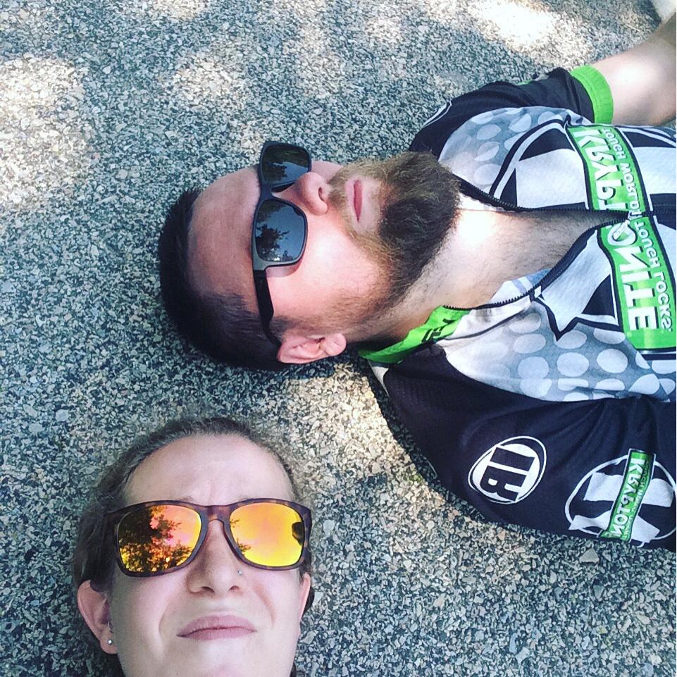 I assume we were in the middle of a bike ride on a very hot day