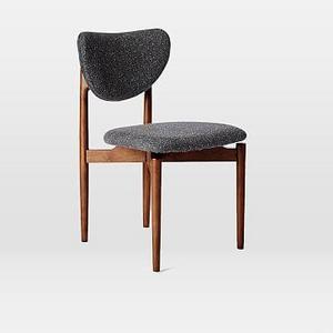 Dane Side Chair, Asphalt, Tweed