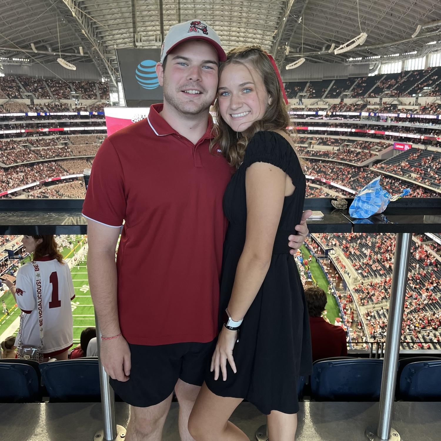Razorbacks vs. Texas A&M at the Cowboys Stadium
