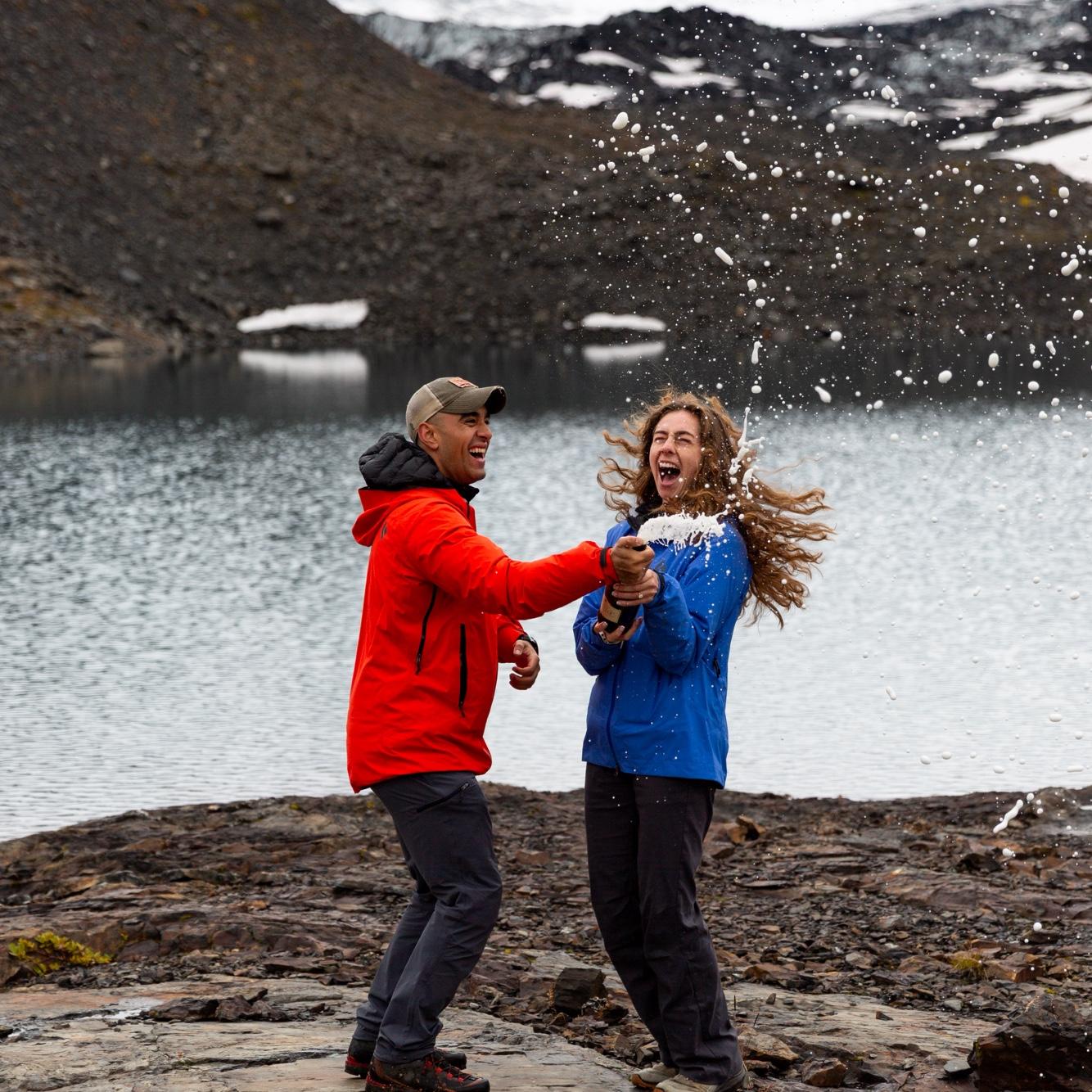 Cheers to the start of the adventure of a lifetime!