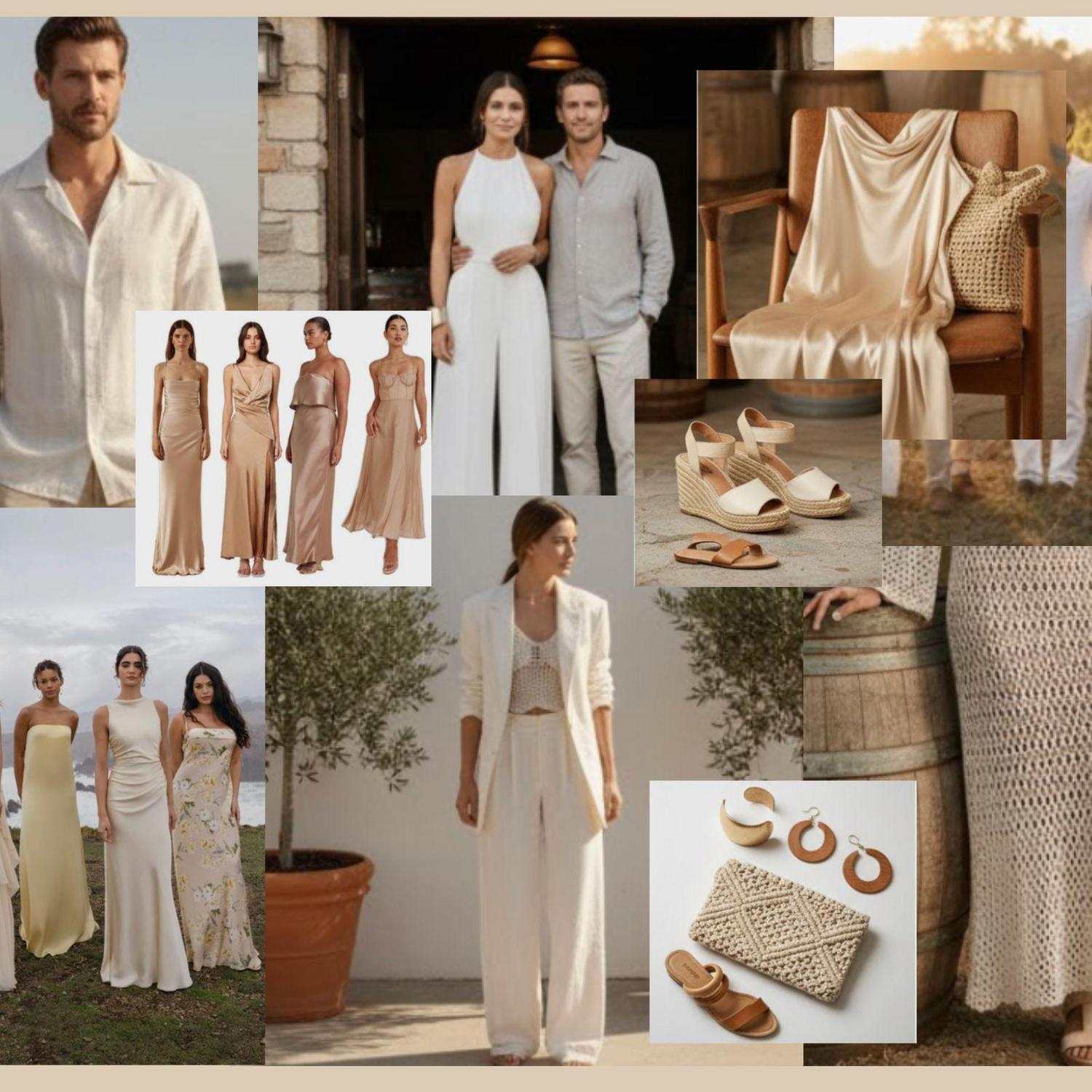 more inspo - wear what you feel comfortable in being outside in a vineyard!