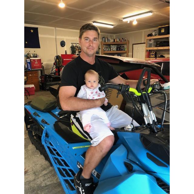 A daddy with his baby
