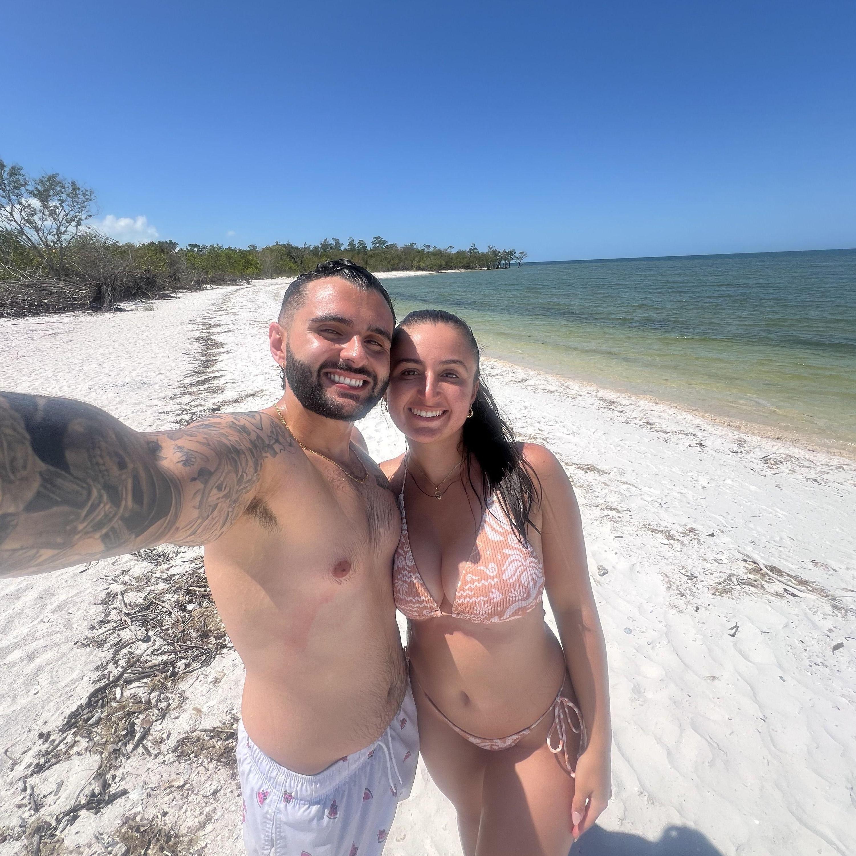 When we Jet Skied out to this tiny island called White Horse Key