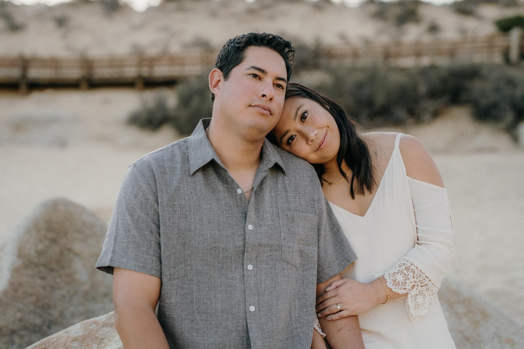 Engagement Photos - Sand Harbor Beach, Lake Tahoe