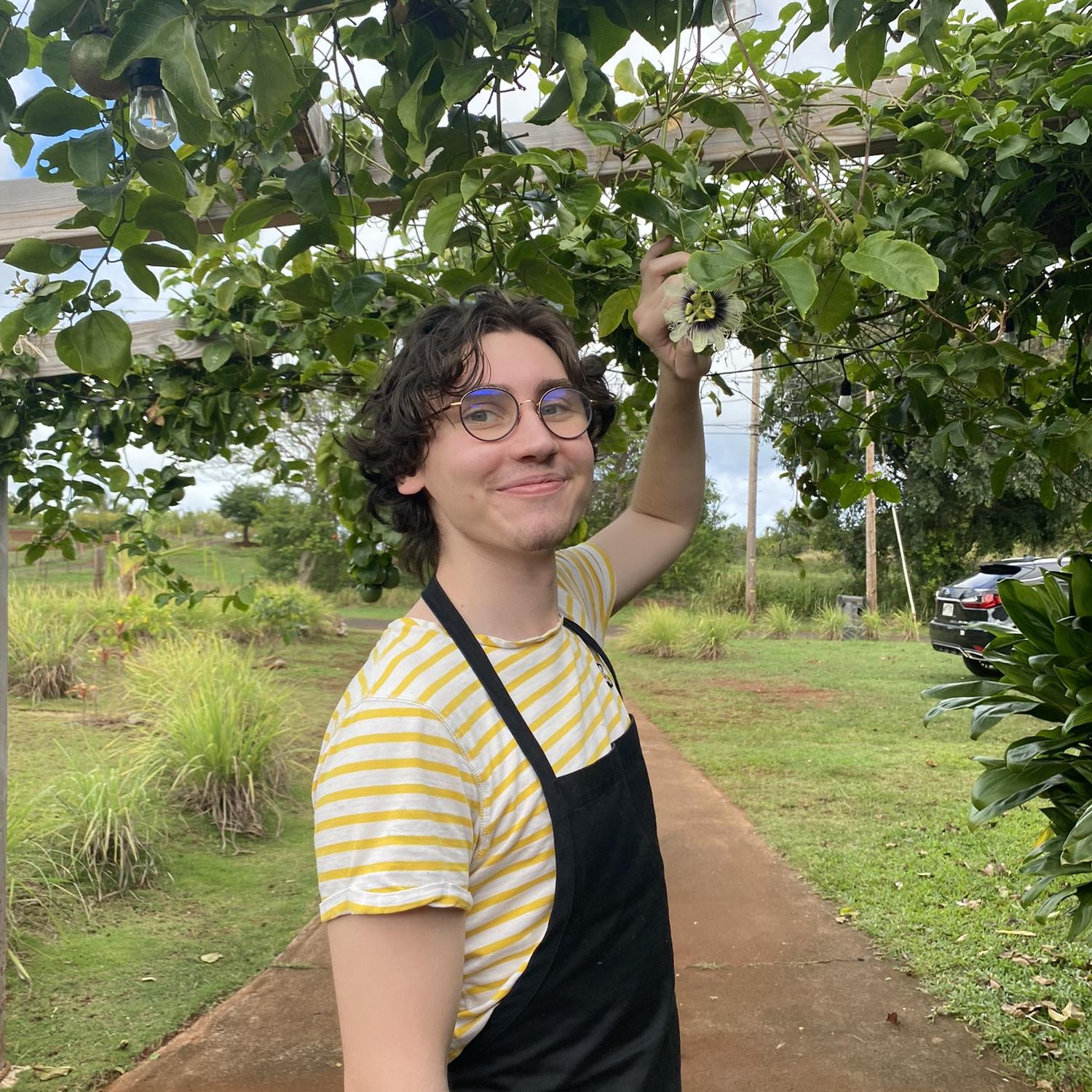 We took a cooking class at this farm in Kauai, where we used ingredients from their garden!