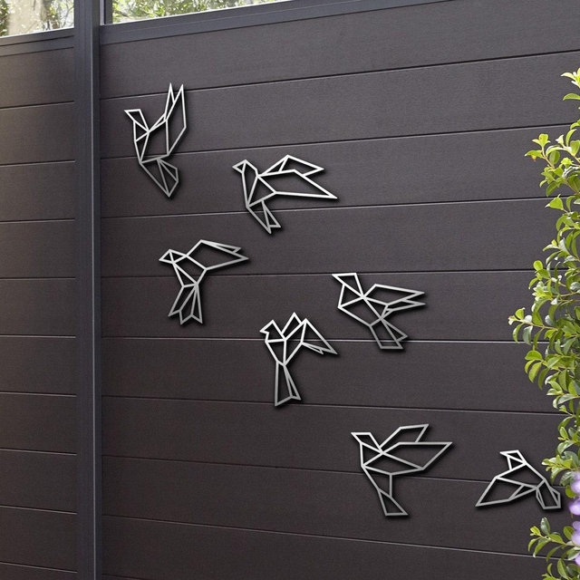 Metal Yard Art Outdoor Decor Garden Wall Art Home Decor Housewarming Gift Garden Metal Art Modern Metal Art Garden Decor Entryway Decor