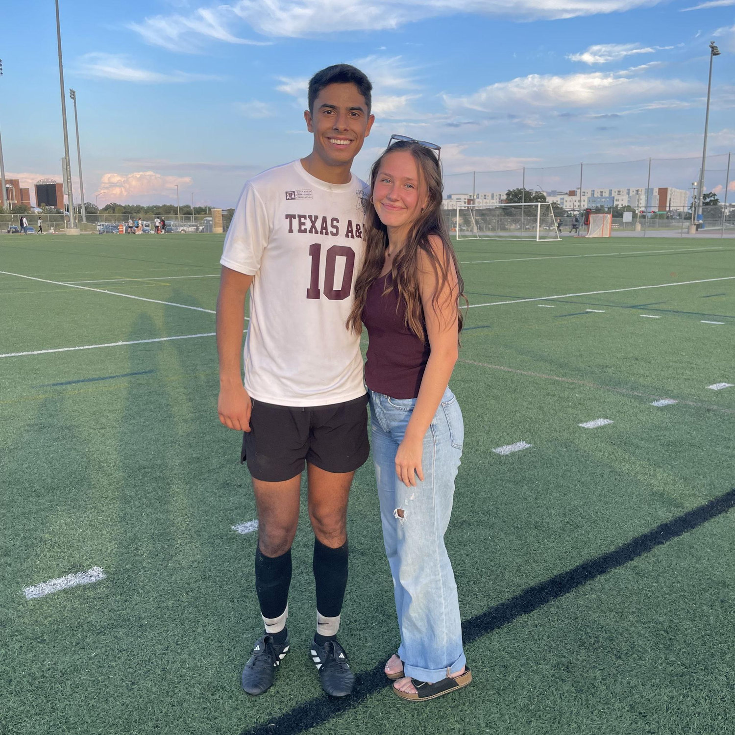 September 20th, 2025; This photo was taken after a game Andres played as the captain of the Corps of Cadets men's soccer team!