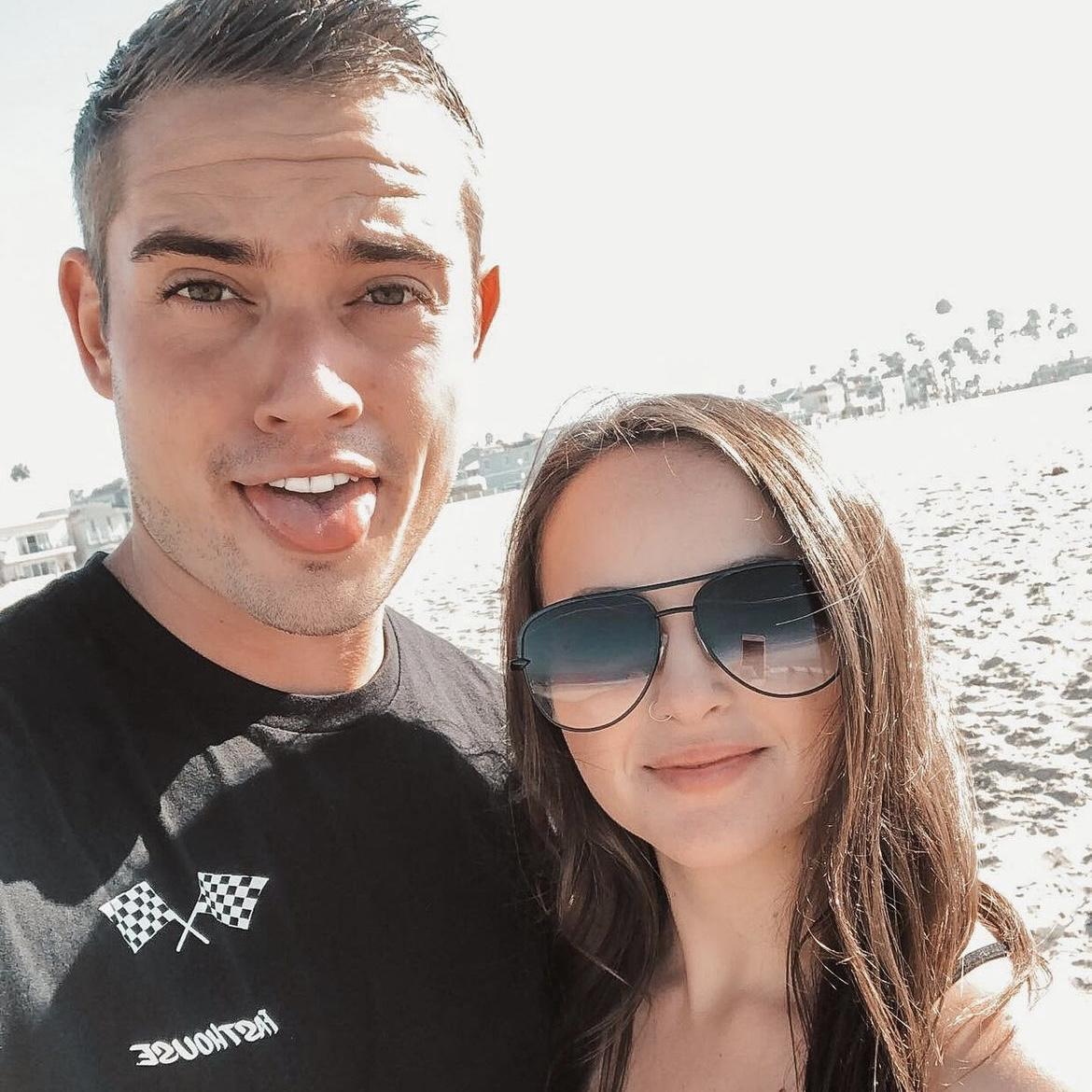 One of our first pics together & First of many beach dates!