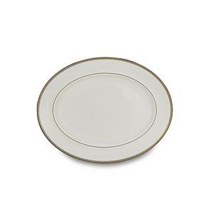 Vera Wang Wedgwood® Golden Grosgrain 13.75-Inch Oval Platter