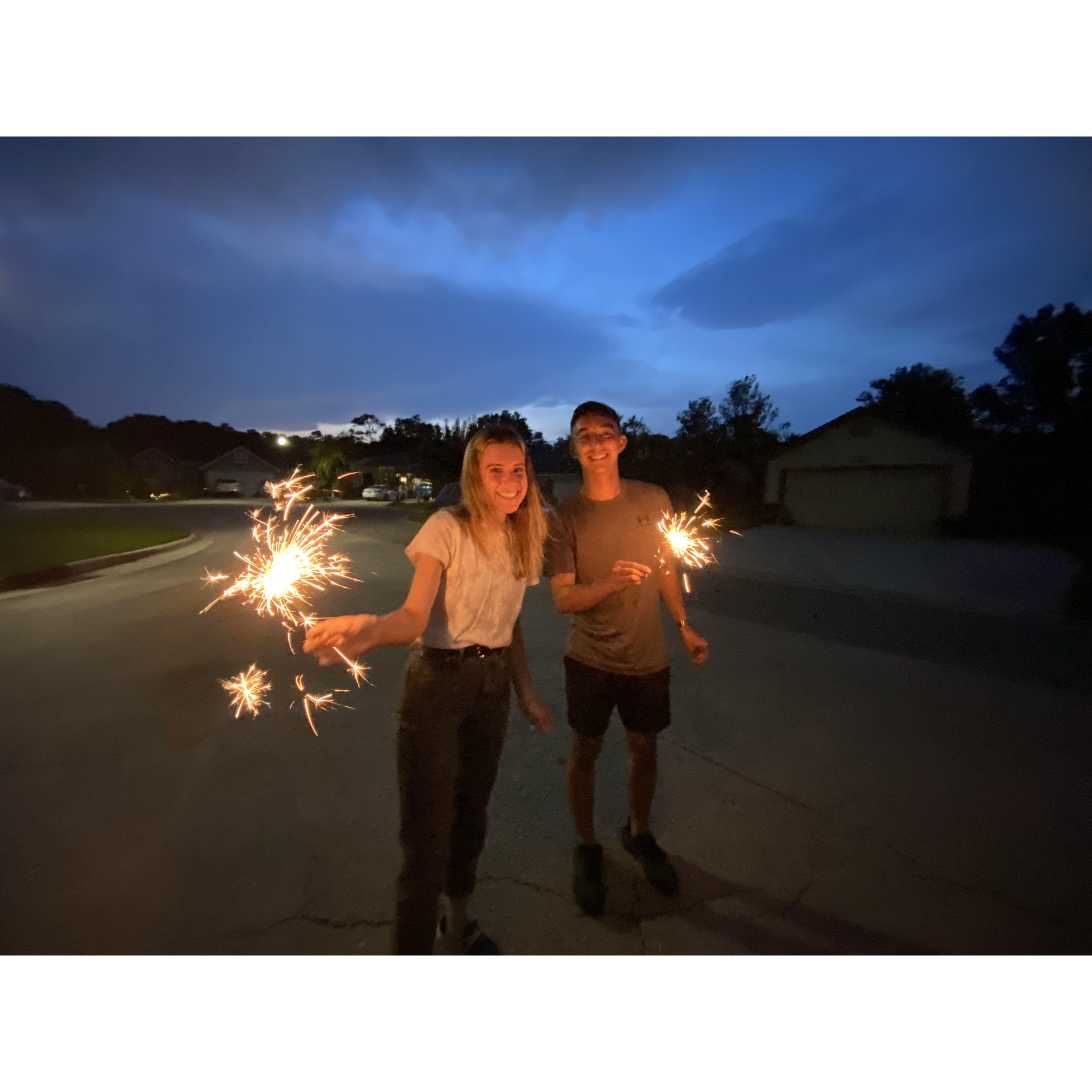 fourth of july - clearly the sparks are flying at this point