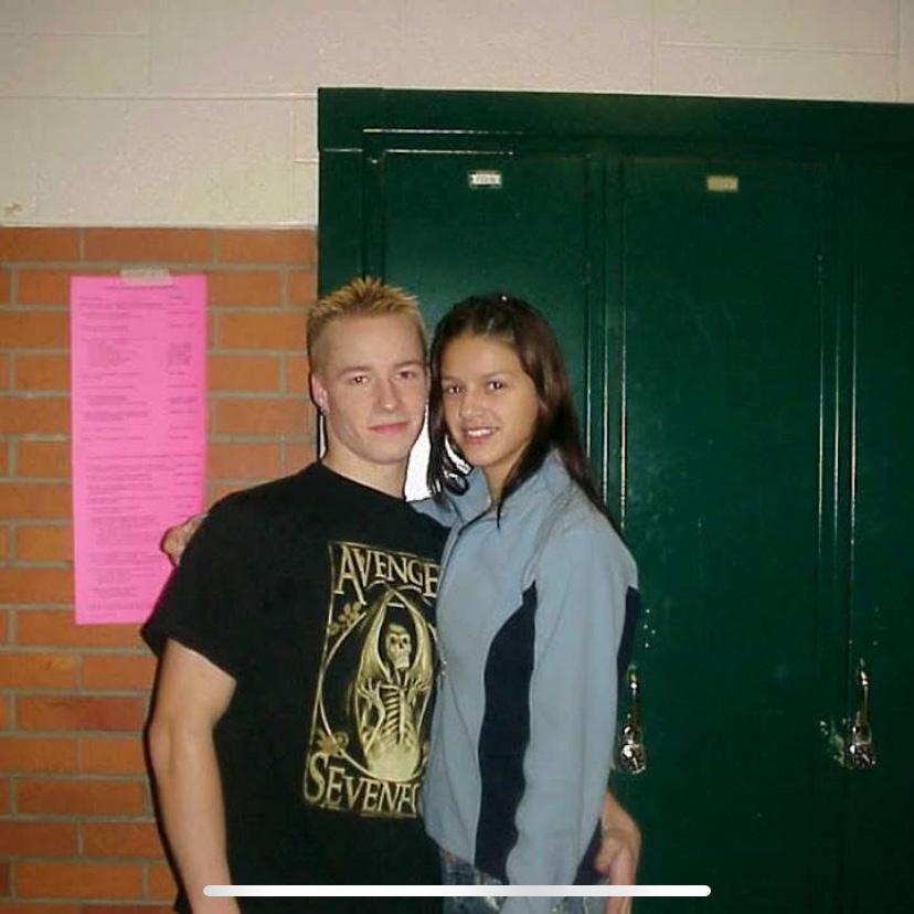 Lincoln high school hallway. 2006