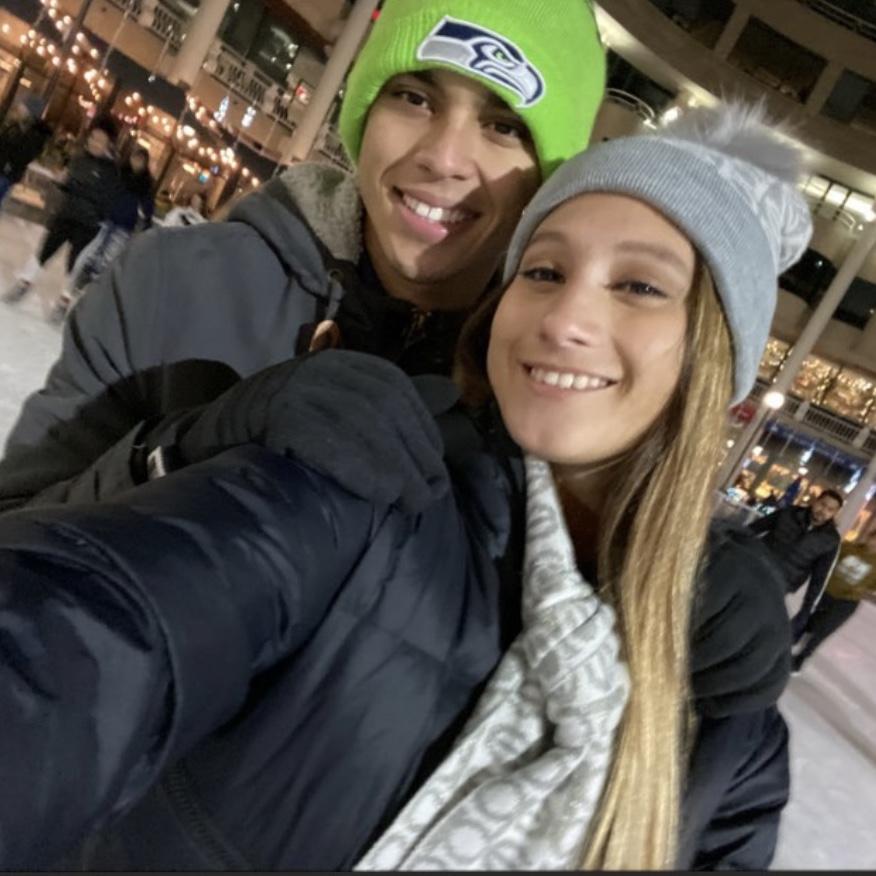 Hristo’s first time ice skating !