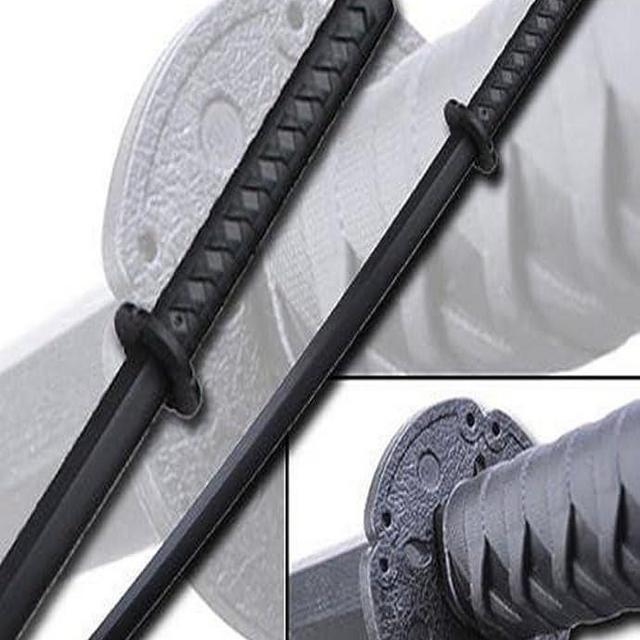MASTER USA 1802PP Martial Arts Polypropylene Ninja Sword Training Equipment – 39.25-inches Overall, Self Defense, Training, Safe, Easy, Fun, Cosplay, Martial Arts Black