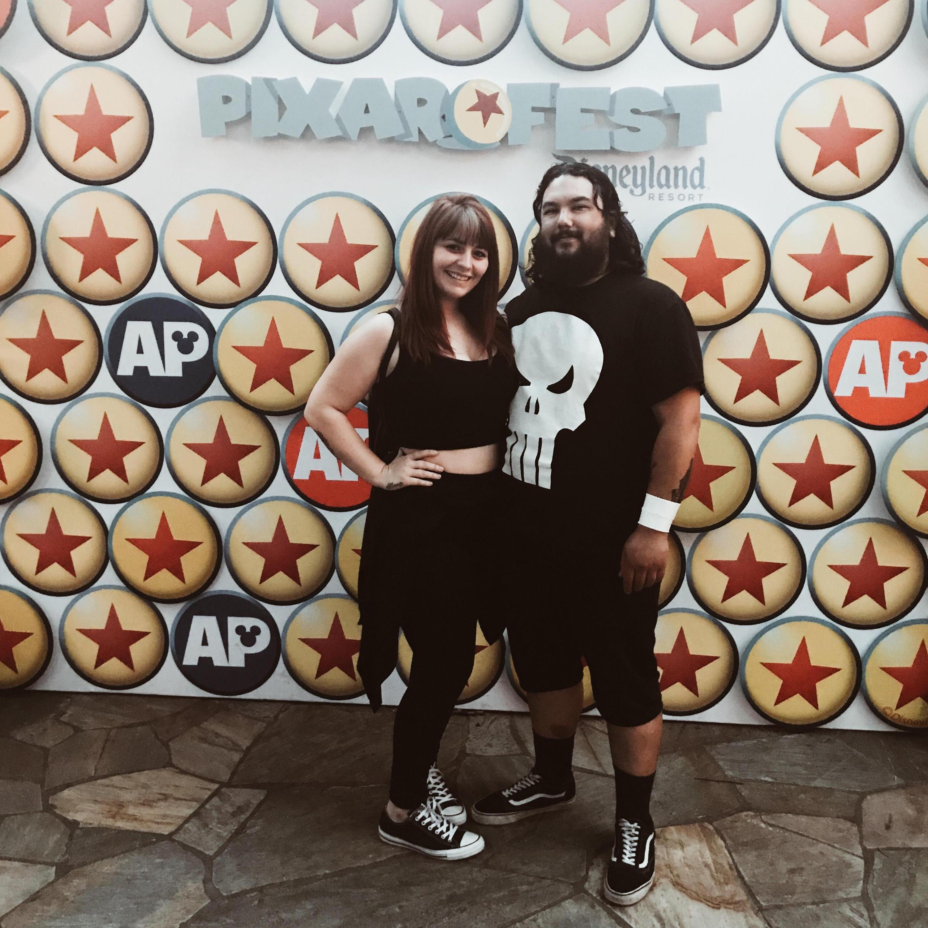 Celebrating 3 year anniversary at Disneyland