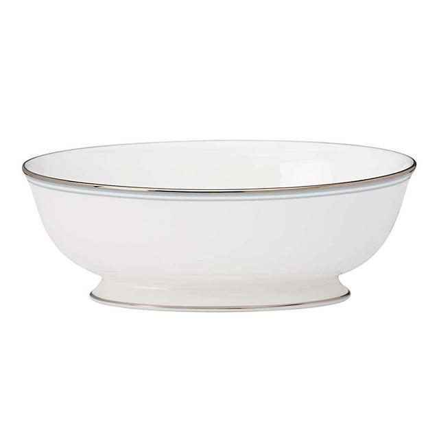 Lenox Federal Platinum Open Vegetable Bowl, Blue