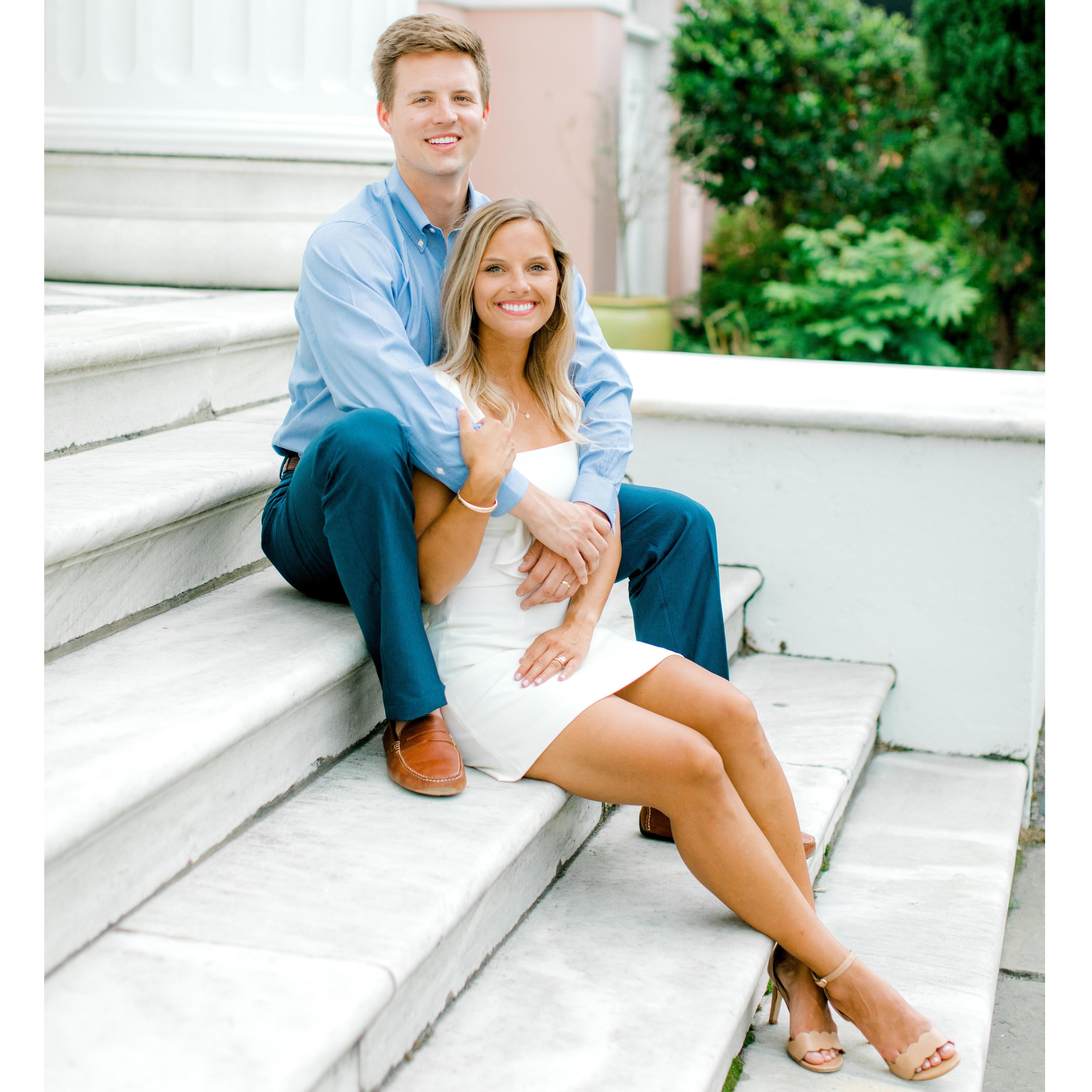 On the steps of our February reception venue, Hibernian Hall!