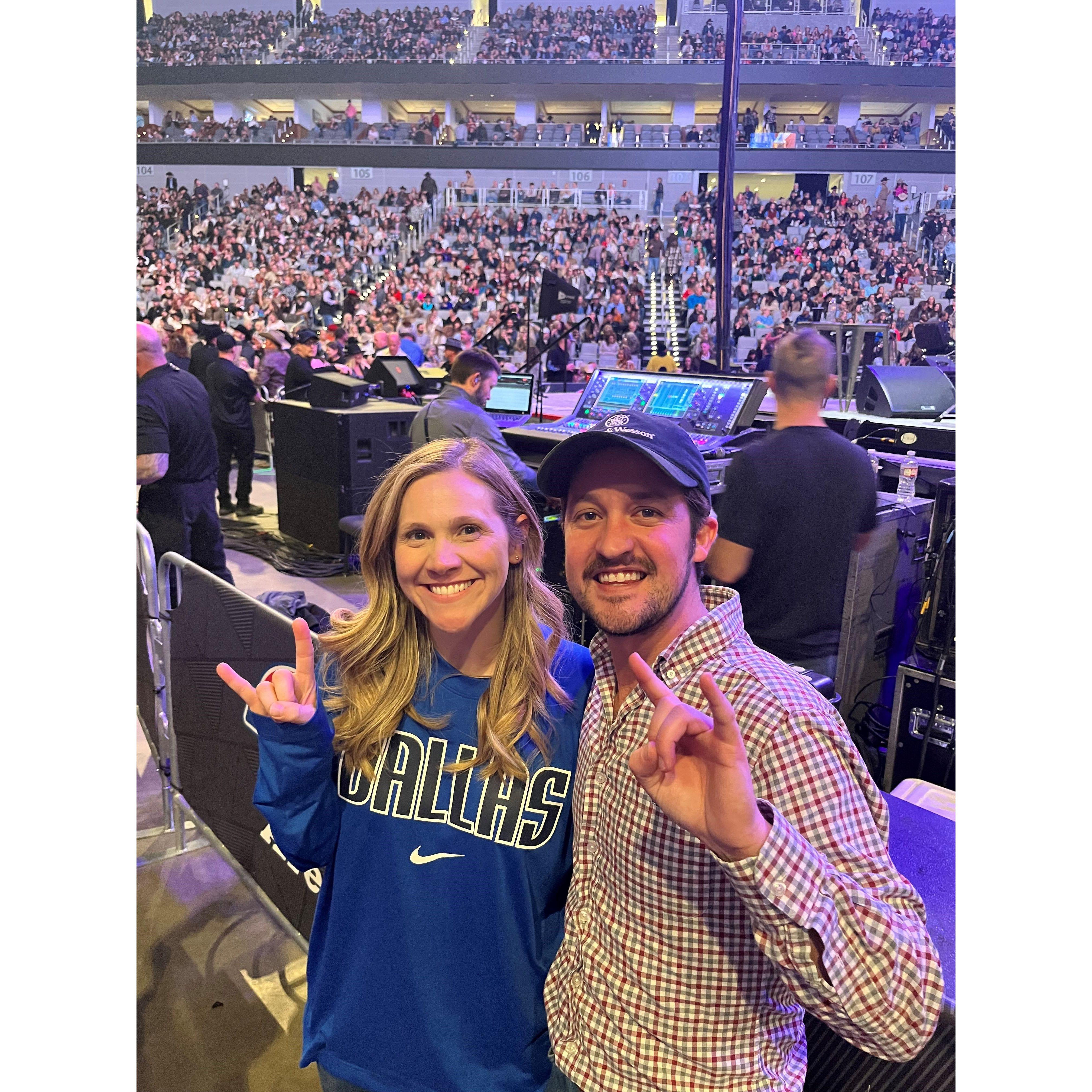 (King) George Strait concert.