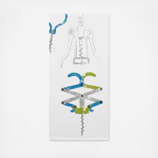 Wine Openers Cotton Kitchen Towel, Set of 2